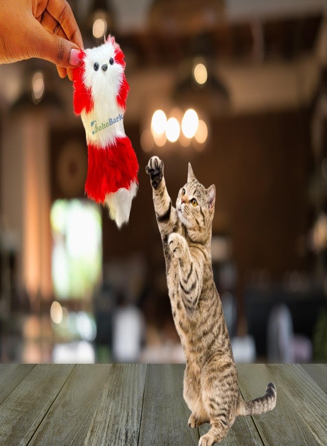 BohoBark Cat Toy for Cats and Kittens, Interactive and Plush Toys for cat Colour May Very Pack of 2 Pcs - Image 2
